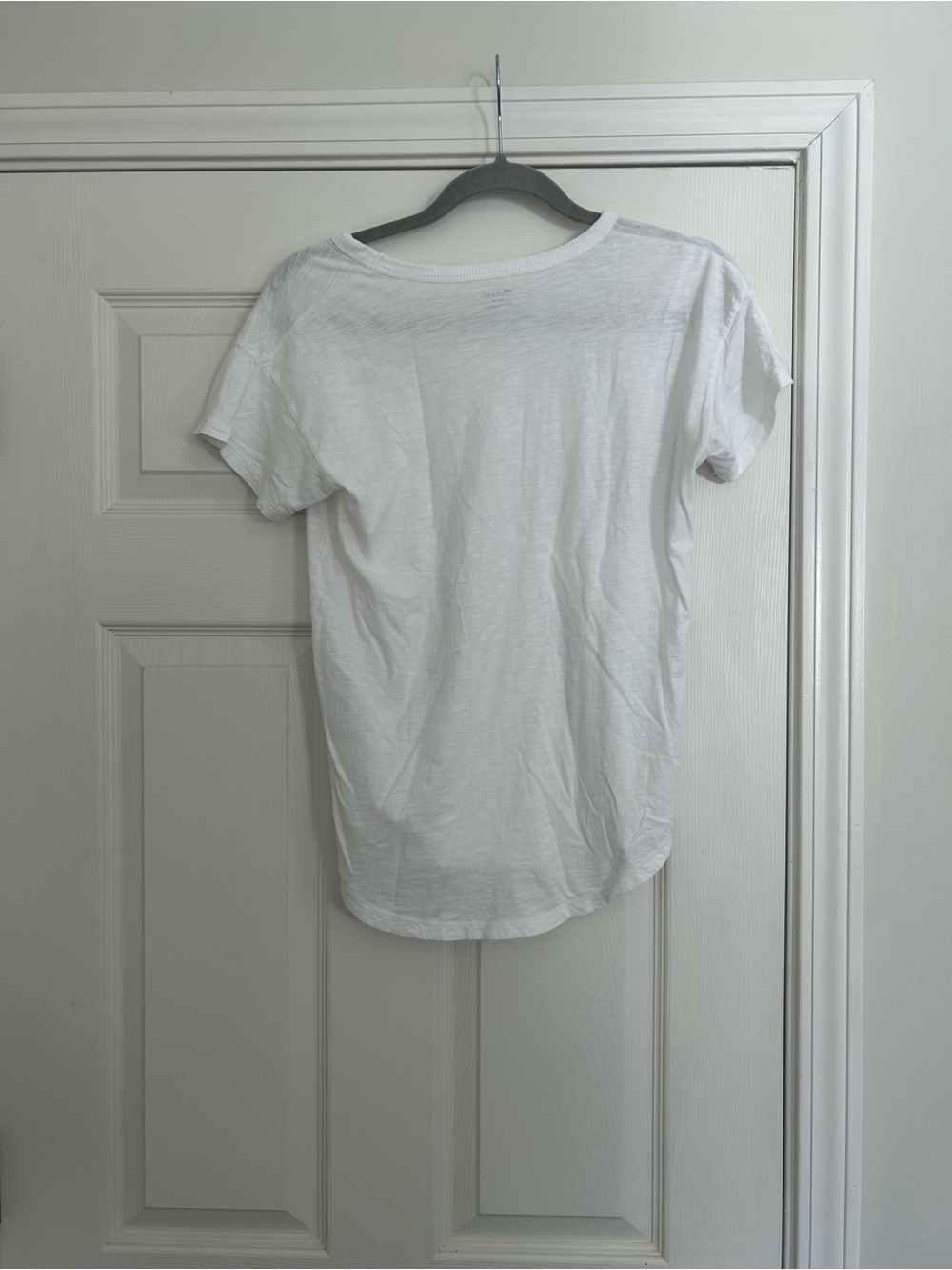 Madewell White Short Sleeve Crew Tee - Picture 2 of 3